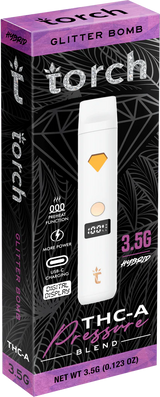 Torch THC-A Pressure Blend 3.5g Disposable Vape - Display of 5 (MSRP $39.99 Each)