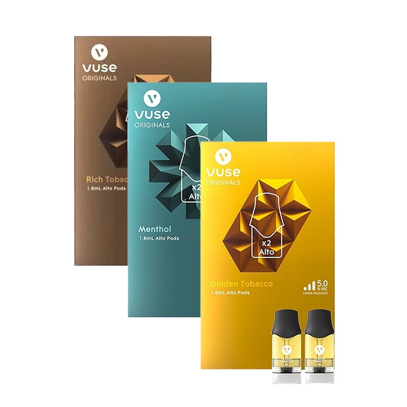 Vuse Alto Prefilled Replacement Pods (2pk) - Display of 5 (MSRP $29.99 Each)
