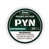 PYN Nicotine Pouches - 25 Pouches Per Can/Pack of 5 Cans (MSRP $5.99 Each)