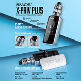 SMOK X-Priv Plus 225W Dual 18650 Starter Kit (MSRP $69.99)
