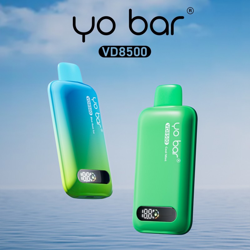 Yo Bar VD8500 Disposable Vape - Display of 5 (MSRP $19.99 Each)