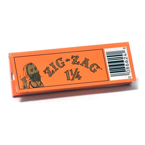 Zig Zag French Orange Rolling Papers 1 1/4 - Display of 24