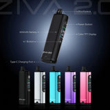 Yocan Ziva 2.0 Smart 510 Discreet Battery - Display of 10